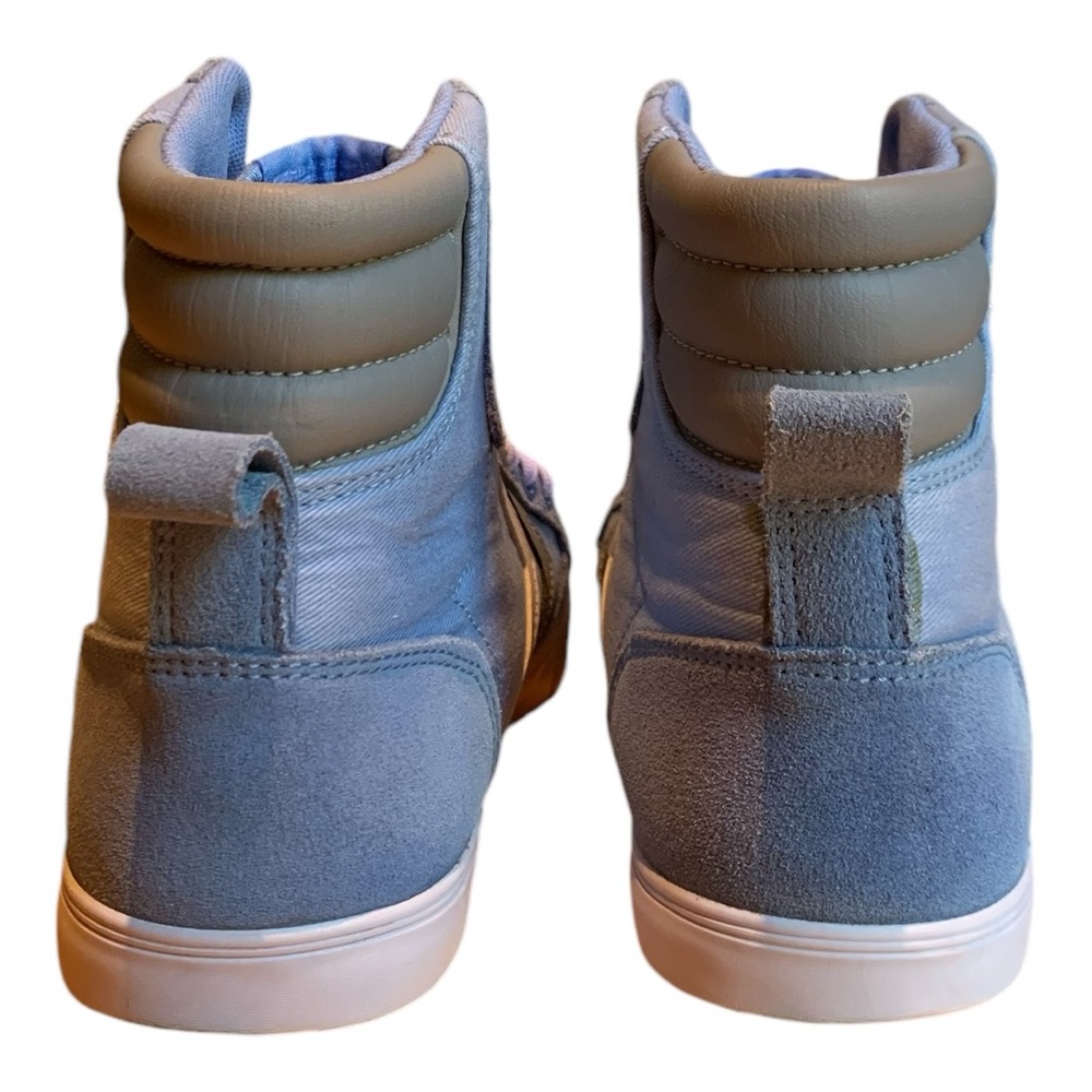 Hummel Slimmer Stadil High Top Sneakers Blue White Retro Streetwear EU 37 Unisex - Picture 6 of 14